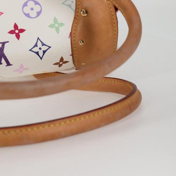 LOUIS VUITTON Monogram Multicolor Beverly GM Hand Bag White M40201 - Picture 15 of 16